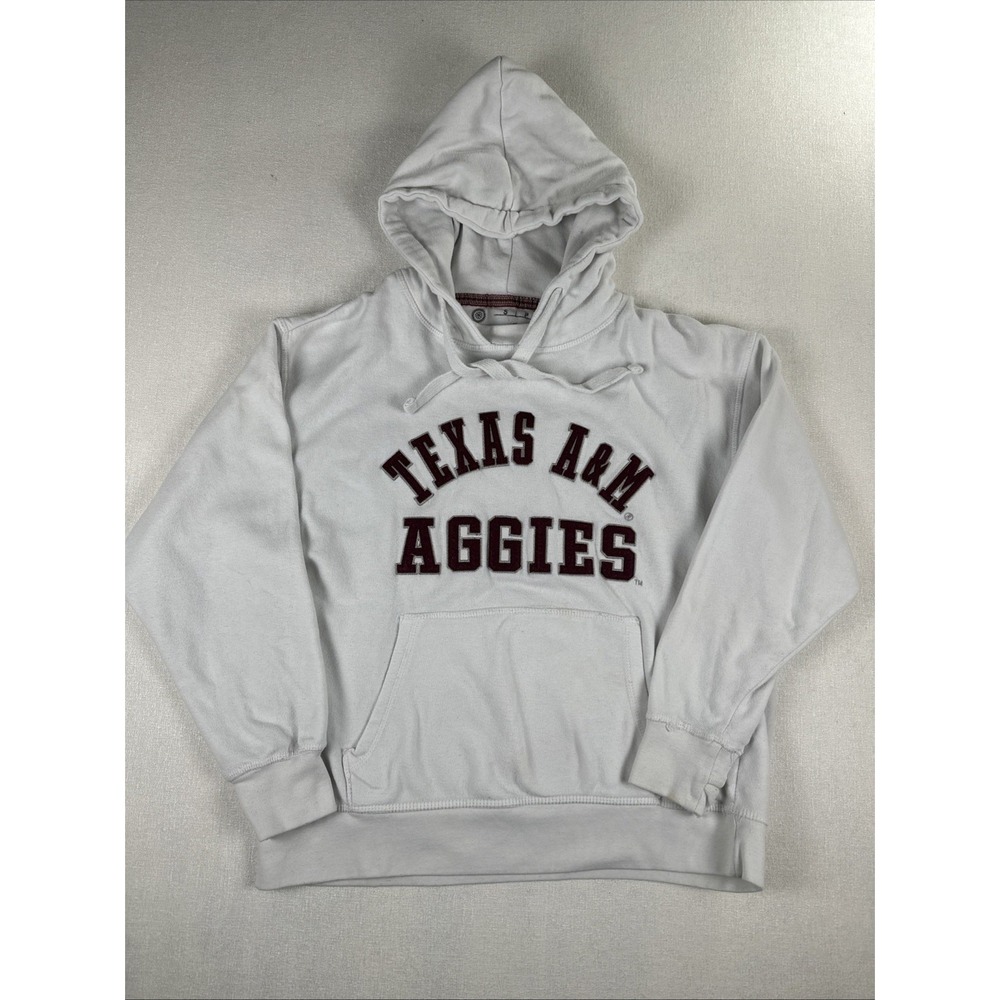 Three Square Texas A&M Aggies Pull Over Sweatshirt Hoodie Women's‎ Size Small